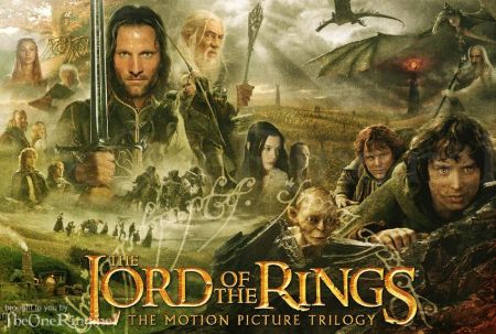 Poster for the Lord of the Rings trilogy
